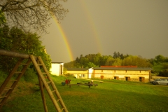 doppelter Regenbogen